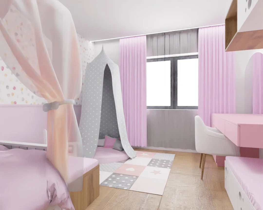 Vizualizácie detskej izby – 3D vizualizácia 05