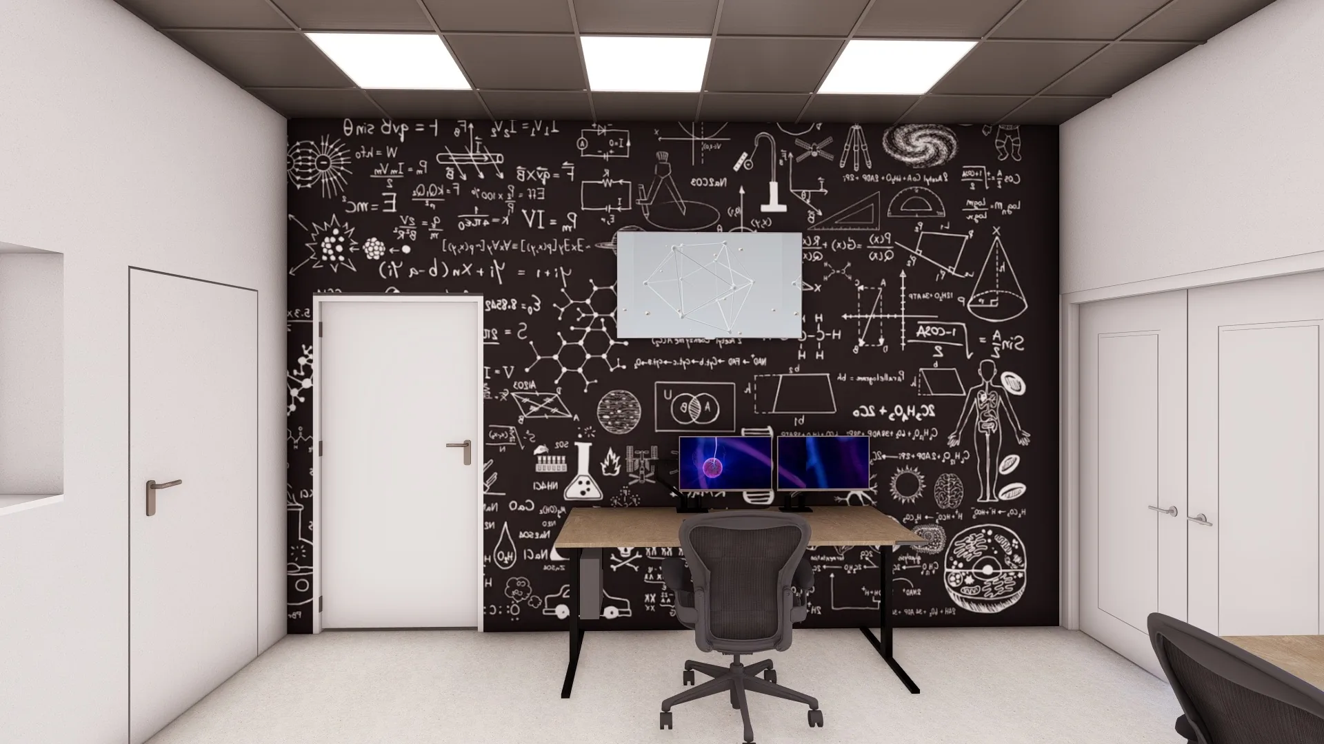 Moderné kancelárie s lounge zónou – 3D vizualizácia 11